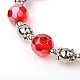 Bracelets en perles de verre pour femmes à la mode BJEW-JB01590-05-2