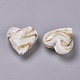 Perles vernissées de sable d'or manuelles  SL030Y-8-2