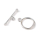 Sterling Silver Toggle Clasps X-STER-A008-37-2
