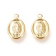 Brass Lady of Guadalupe Charms KK-L006-023G-1