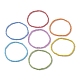 7 braccialetto con perline di vetro stile arcobaleno da donna BJEW-JB10067-4
