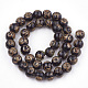 Perles vernissées de sable d'or manuelles  LAMP-T006-06A-2