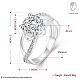 ロマンチックな本物のプラチナメッキ真鍮キュービックジルコニア指輪  usサイズ8（18.1mm） RJEW-BB07587-8P-5