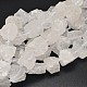 Nuggets natürlichem Quarz-Kristall-Perlen Stränge G-F289-29-1
