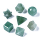 Natürlichen grünen Aventurin Perlen G-Q999-005-1