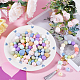 SUNNYCLUE 132Pcs 18 Styles Silicone Beads SIL-SC0001-34-4
