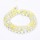 Chapelets de perles en pierre de lune synthétique G-K280-01-8mm-07-2