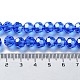 Chapelets de perles en verre électroplaqué EGLA-R015-8mm-6-5