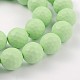 Faceted Round Shell Pearl Bead Strands BSHE-J012-12mm-M-3