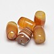 Barrel Natural Agate Beads G-M260-C-05-1