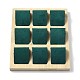 Soportes de exhibición de aretes de madera rectangulares de 9 ranura EDIS-R027-04F-1