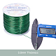 BENECREAT 20 Gauge (0.8mm) Aluminum Wire 770FT (235m) Anodized Jewelry Craft Making Beading Floral Colored Aluminum Craft Wire - Green AW-BC0001-0.8mm-10-4