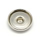 Brass Snap Button Cabochon Settings X-MAK-A005-13P3-NR-2