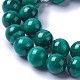 Chapelets de perles en malachite synthétique G-F627-09-D-3