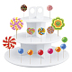 Ahandmaker 3-stöckiger Cake-Pop-Ständer ODIS-WH0027-036-1