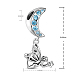 TINYSAND Fairy & Moon 925 Sterling Silver European Dangle Charms TS-P-048-2