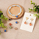 Fashewelry 10 pz 5 colori ciondoli in vetro occhio di gatto CE-FW0001-01-7
