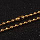 Colliers avec chaîne à billes en 304 acier inoxydable NJEW-L427-03G-1