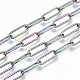 Revestimiento iónico (ip) 304 cadenas de clips de papel con textura de acero inoxidable CHS-S006-JN954-3-4