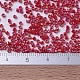 MIYUKIデリカビーズ  シリンダー  日本製シードビーズ  11/0  （db0162)不透明な赤ab  1.3x1.6mm  穴：0.8mm  約2000PCS /ボトル  10 G /ボトル SEED-JP0008-DB0162-5