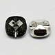 Botones de acrílico rhinestone de Taiwán BUTT-F018-13mm-27-2