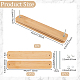 木製の本のプレスツール  製本用  長方形  モカシン  440x82x105mm AJEW-WH0258-972A-2