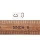 鉄のクイックリンクコネクター  チェーンパーツ  ナンバー3形の留め金  アンティークブロンズ  7.5~8x4x1~2mm IFIN-TA0001-06AB-7