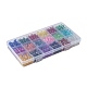 18 Colors Transparent Crackle Glass Beads CCG-X0011-02-6x8mm-5