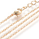 Eisenkabelketten Halskette machen X-MAK-R016-45cm-G-1