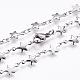 304 Stainless Steel Chain Necklaces STAS-P164-27-3