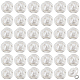 Gorgecraft 50 pieza de botones de plástico de imitación de perlas FIND-GF0005-57-1