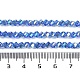 Chapelets de perles en verre électroplaqué&nbsp;GLAA-Q105-04F-4