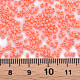 Perles cylindriques en verre de couleur fluorescente SEED-S047-P-001-4