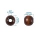 Perle di legno naturale craftdady WOOD-CD0001-02-13