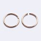 925 Sterling Silver Open Jump Rings STER-F036-02RG-0.9x5mm-2