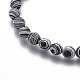 Круглые эластичные браслеты из синтетических драгоценных камней и бусин BJEW-L648-04-5