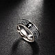 Fashionable 316L Titanium Steel Wide Band Rings RJEW-BB07226-9A-3