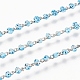 Handgefertigte Perlenkette aus Messing CHC-G011-08P-02-2