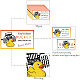 CREATCABIN 50Pcs Duck Theme Paper Card AJEW-CN0001-98D-3