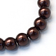 Chapelets de perles rondes en verre peint X-HY-Q003-4mm-40-2