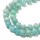 Chapelets de perles en amazonite naturelle G-E608-A03-3
