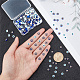 CRASPIRE 200pcs 2 Colors Nail Charms 6mm Blue Evil Eye Beads Resin Cabochons 3D Nail Art Charms Pendant Decorations Jewelry Accessories for DIY Crafting Jewelry Phone Case CRES-CP0001-01-3