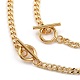 Set di gioielli in braccialetti e collane con catena in ottone X-SJEW-JS01111-2