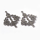 Tibetan Style Alloy Chandelier Component Links TIBE-PH0001-16AS-NR-4