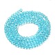 Chapelets de perles en verre transparente   EGLA-A035-T3mm-D08-3