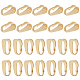 Beebeecraft 1 Box 150Pcs Snap Bail Hook 24K Gold Plated Pinch Clip Pendant Charms 7x3mm Clasps Clasp Connectors Bail for DIY Dangle Pandent Necklace Jewelry Making STAS-BBC0002-54-1