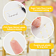 OLYCRAFT 240pcs 4 Style Gold Meal Sticker 0.4 Inch with 60pcs Table Place Cards Food Choice Sticker Set Cow/Chicken/Fish/Carrot Wedding Meal Stickers with Blank Table Cards for Wedding Party Supplies DIY-OC0010-74B-4