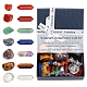 Yoga Gemstone Bracelets Gift Box AJEW-WH0250-98-4