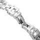 Idée cadeau Saint Valentin pour petite amie montre-bracelet en acier inoxydable strass WACH-A004-08P-5