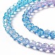 Transparent Glass Beads Strands GLAA-E036-07I-4